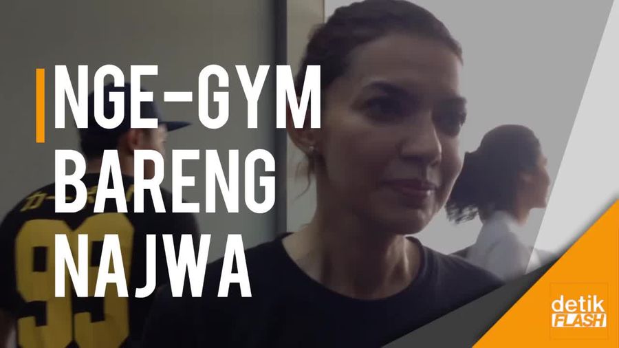 Aksi Najwa Shihab Nge-gym Bareng Komunitas Carport