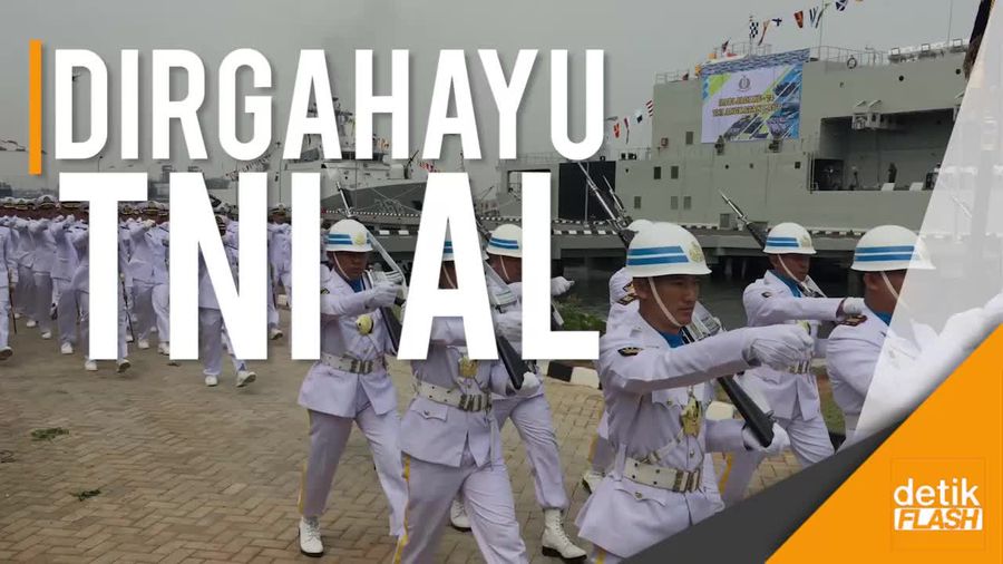 Pertama Kali TNI AL Rayakan Upacara Militer di Hari Ulang Tahun