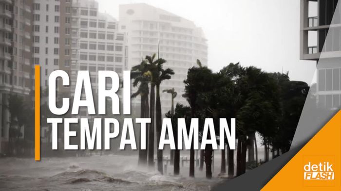 Korban Badai Irma di Florida Mengungsi ke Hotel