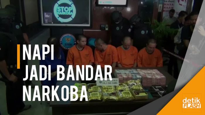 BNN Ungkap Sabu 10 Kg Asal Malaysia, Bandarnya Napi Pontianak