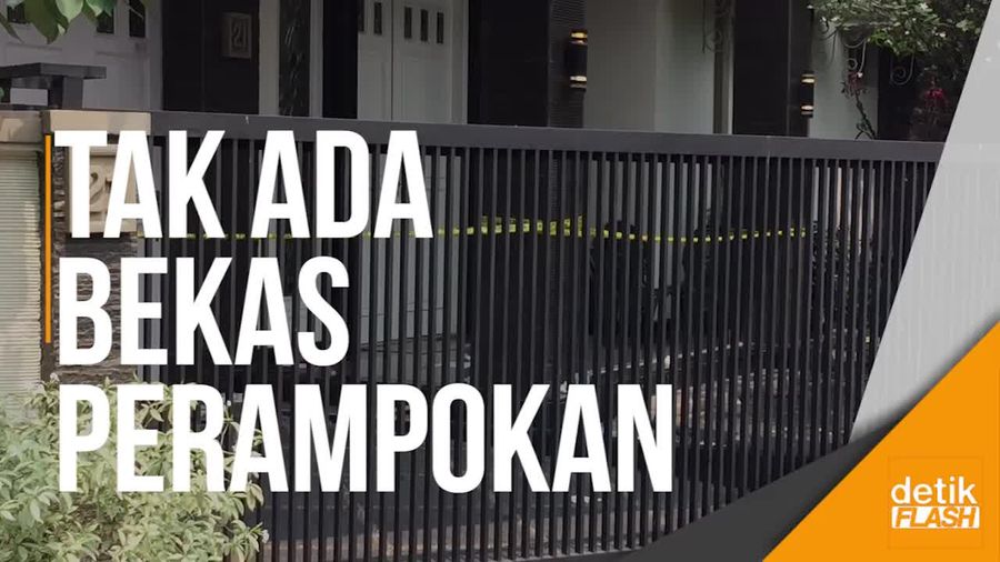 Suasana Rumah Pasutri yang Tewas Terbungkus Bedcover