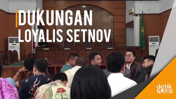 Jelang Praperadilan Novanto di PN Jaksel, Loyalis Setnov Berdatangan