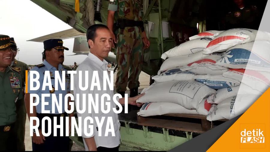 Presiden Jokowi Kirim Bantuan ke Pengungsi Rohingya di Bangladesh 