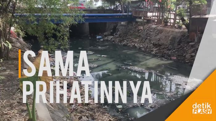 Kondisi Kali di Jakarta Timur Tak Kalah Memprihatinkan 