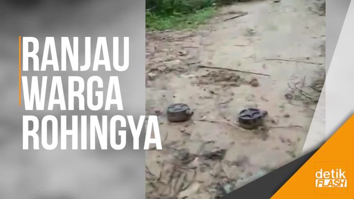 Ranjau Ini Tewaskan Warga Rohingya saat Pelarian