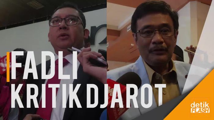 Fadli Zon ke Djarot: Sebentar Lagi Lengser, Jangan Gusur Warga