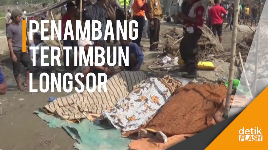 4 Pekerja Tambang Pasir di Mojokerto Tewas