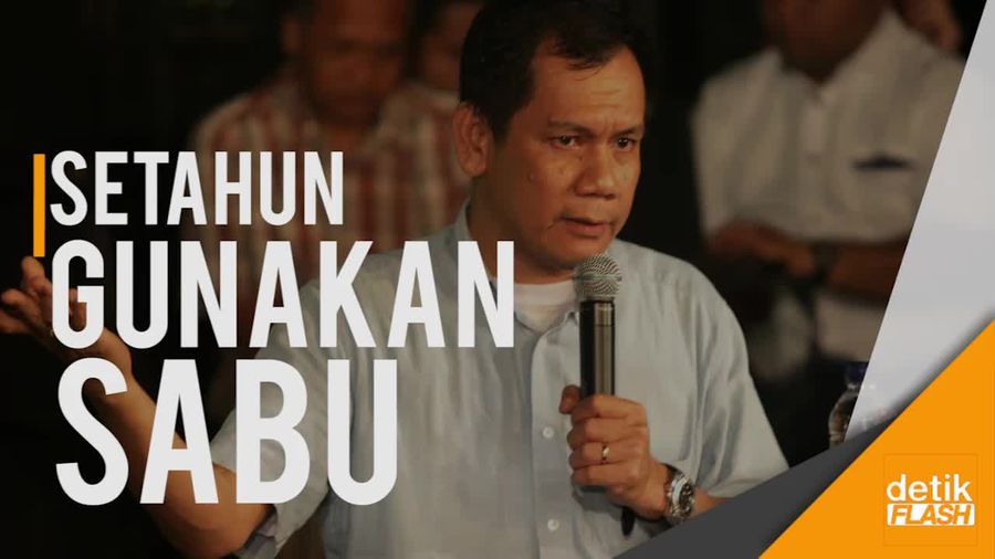 Ternyata, Indra J Piliang Sudah Setahun Gunakan Sabu