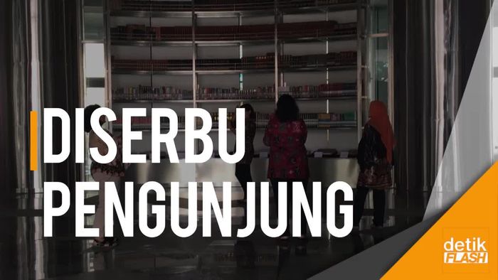 Baru Dibuka, Gedung Baru Perpusnas Langsung Diserbu Pengunjung