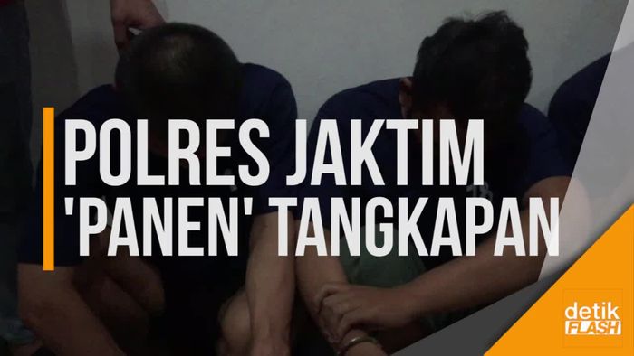Dalam Seminggu, Polres Jakarta Timur Tangkap 16 Pelaku Kejahatan