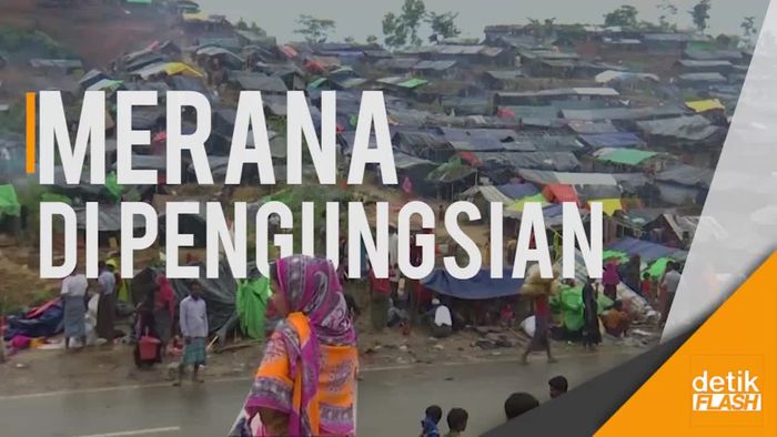 Gelombang Pengungsi Rohingya Berlanjut Hingga 410 Ribu Orang 