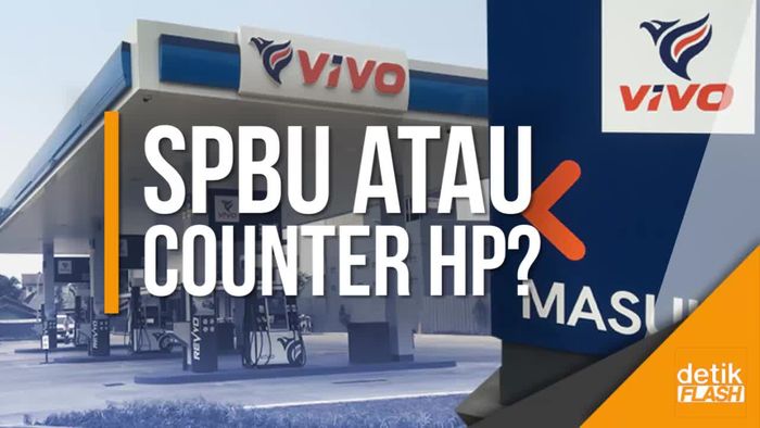 Unik! Ada SPBU Mirip Merek HP di Jakarta Timur