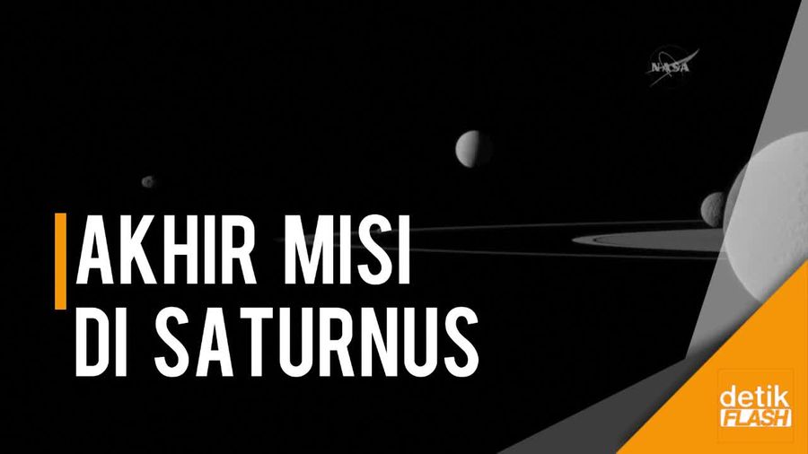 13 Tahun Emban Misi di Saturnus, Pesawat Ruang Angkasa Cassini Pensiun