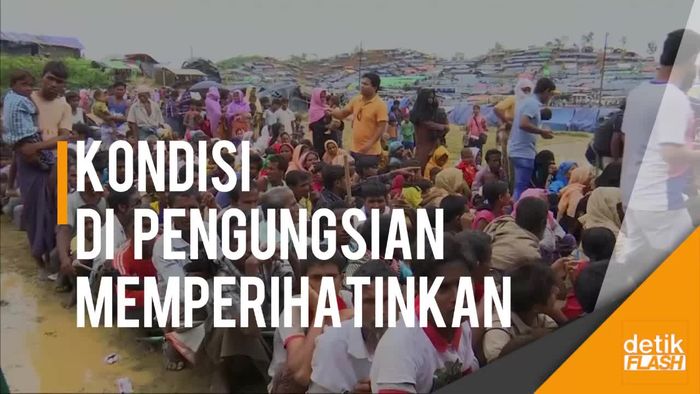Anak-anak Rohingya di Pengungsian Mulai Terjangkit Penyakit