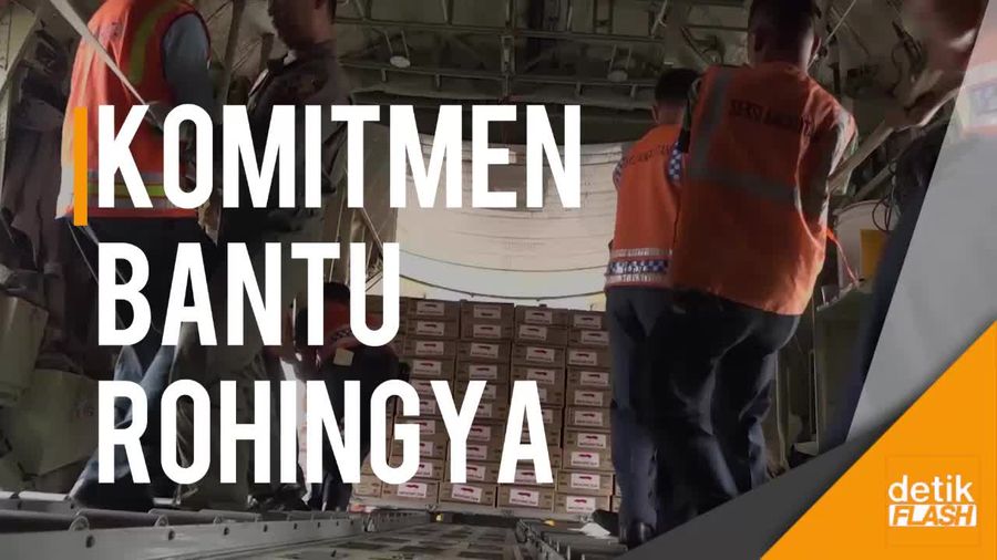 Bantuan Pemerintah RI untuk Pengungsi Rohingya Deras Mengalir