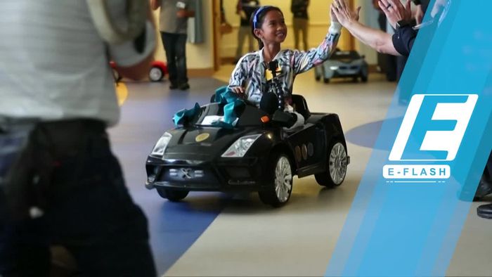 Wah! Para Pasien Anak ke Ruang Operasi Naik Mobil Mainan