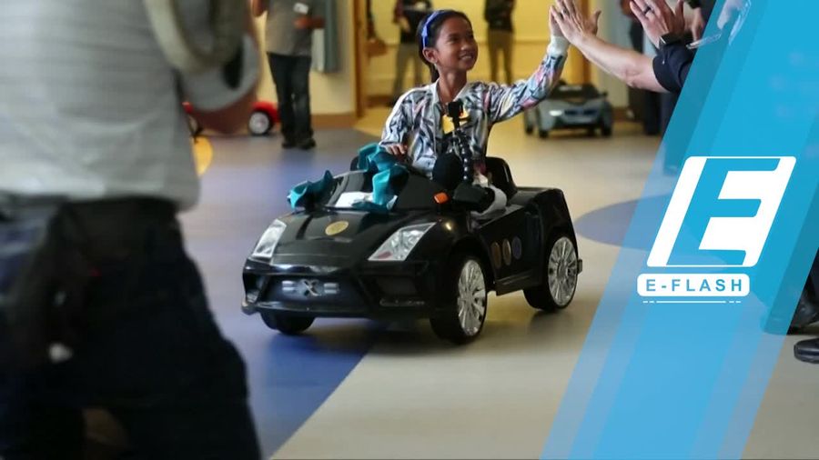 Wah! Para Pasien Anak ke Ruang Operasi Naik Mobil Mainan