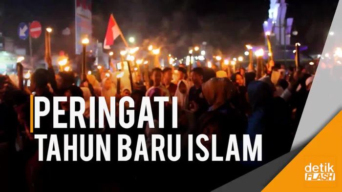 Melihat Lagi Kemeriahan Pawai Obor oleh Ribuan Warga Garut