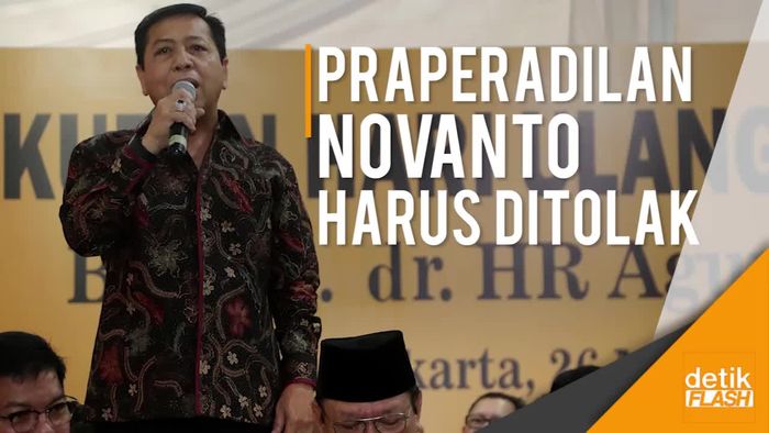 KPK Minta Hakim Tolak Praperadilan Novanto