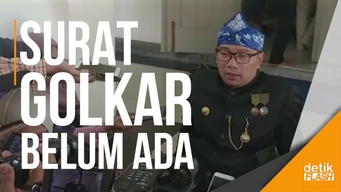Ridwan Kamil Belum Terima Surat Pinangan dari Golkar