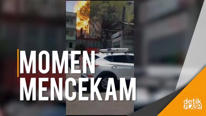 Video Ledakan dan Gedung Runtuh Saat Gempa Meksiko