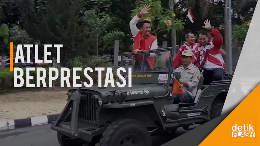 Kepulangan Atlet Para Games Indonesia Disambut Meriah