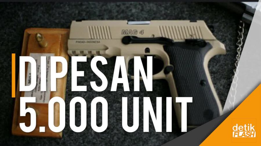 Canggihnya MAG 4, Pistol Keren dari Pindad untuk Polri