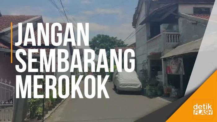 Jangan Sembarangan Merokok di Kompleks Perumahan Ini