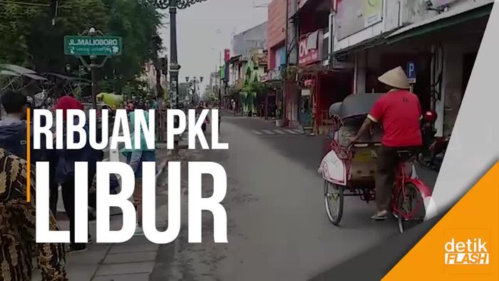 Saat Ribuan PKL di Jalanan Malioboro Yogya Raib