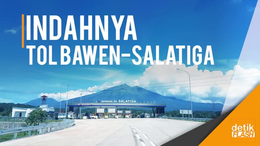 Keindahan Tol Bawen-Salatiga Dilihat dari Udara