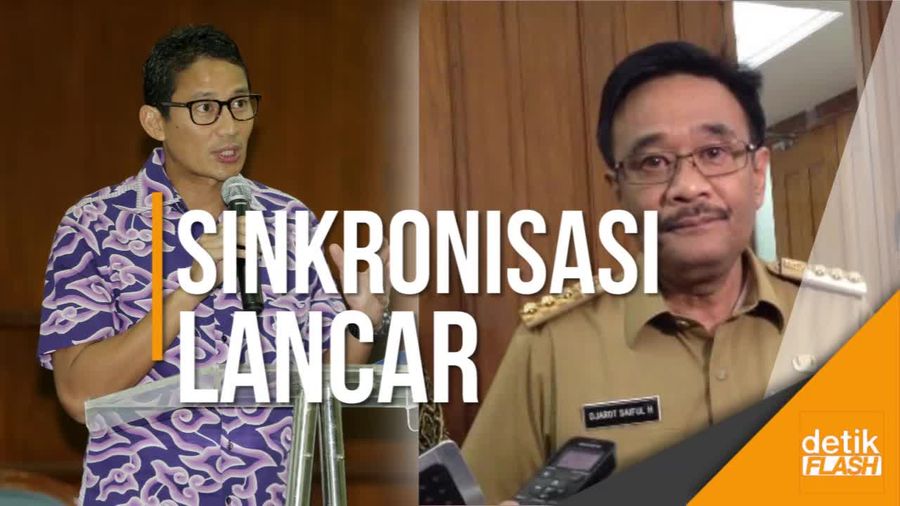 Sandiaga Berterima Kasih Djarot Sanggup Selesaikan PR