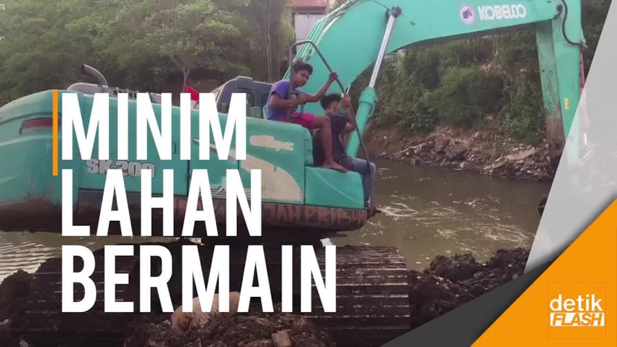 Ada Bahaya Mengintai saat Anak-anak Bermain di Lahan Proyek