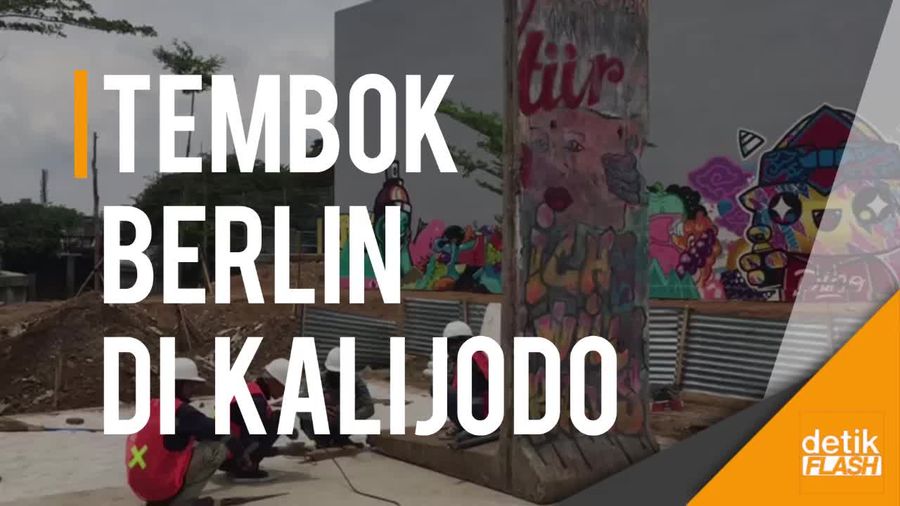 Bentar Lagi, Tembok Berlin Siap Hiasi Kalijodo