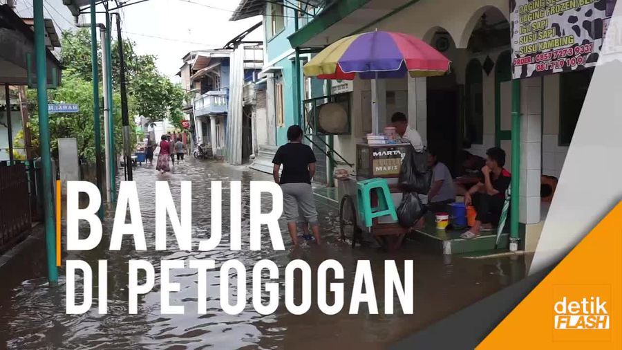 Diguyur Hujan Lebat, Petogogan Banjir