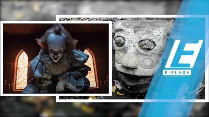 Heboh! Ada Patung Mirip Badut IT di Klaten