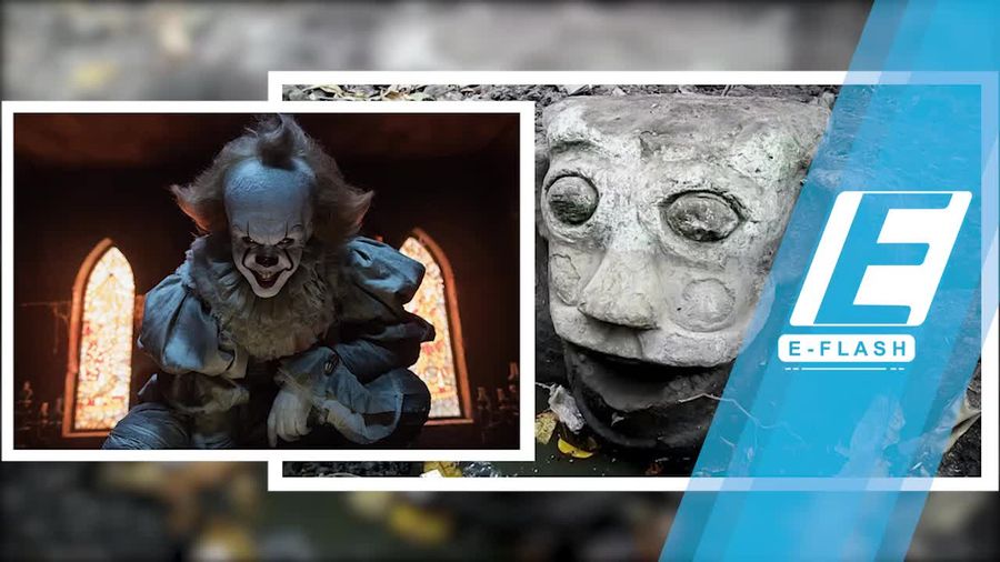Heboh! Ada Patung Mirip Badut IT di Klaten