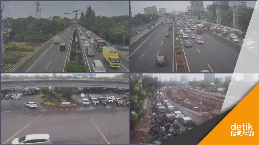Inilah Kondisi Arus Lalu Lintas dari Cawang hingga Mampang
