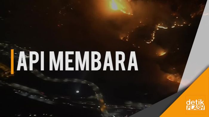  2.000 Hektar Lahan Terbakar di California
