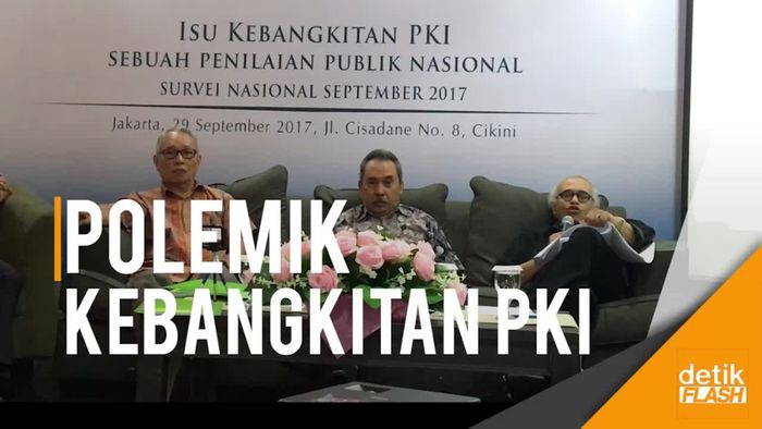 Survei SMRC: 86,8 Persen Publik Tak Setuju Isu PKI Bangkit Lagi