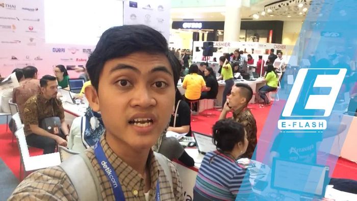 Ramai! Suasana Mega Travel Fair Hari Kedua di Jakarta