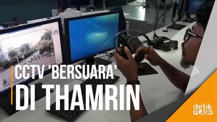 CCTV Bersuara Muncul di MH Thamrin, Ada Pemotor Kena Tegur 