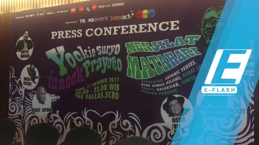 Yockie Suryo Prayogo Siap Gelar Konser Menjilat Matahari