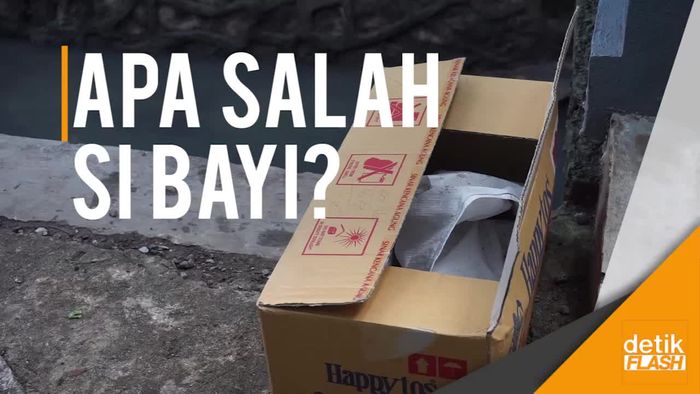 Hiks... Siapa Tega Buang Bayi Perempuan di Saluran Air