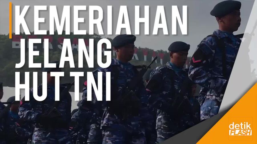 Hiruk Pikuk Geladi Bersih HUT ke-72 TNI