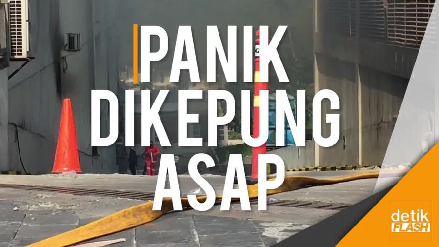 Kepanikan Penghuni Apartemen Cinere Bellevue yang Terbakar