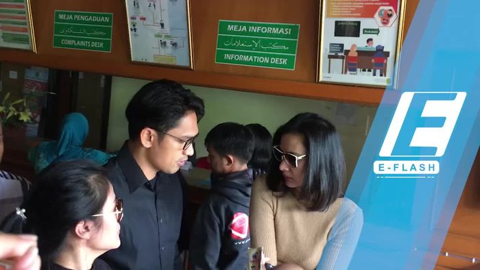 Ibnu Jamil dan Ade Maya Terlihat Akur Saat Mediasi