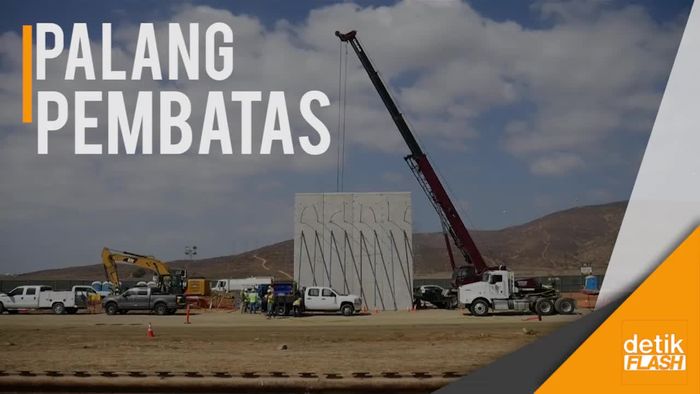 Amerika Serikat dan Meksiko Segera Terhalang Tembok Raksasa