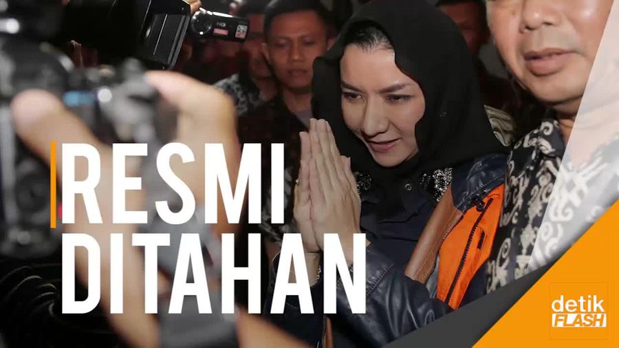 Pakai Rompi Oranye, Bunda Rita Resmi Ditahan KPK