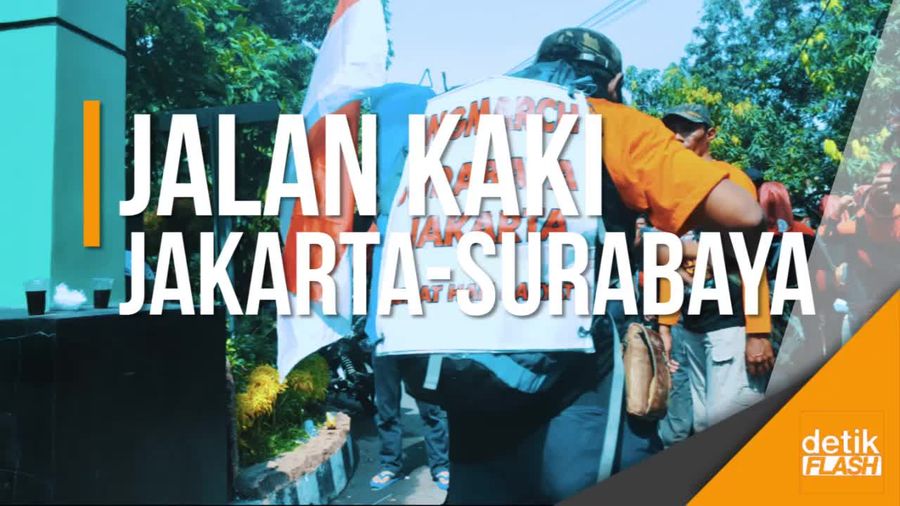 Jalan Kaki Surabaya-Jakarta Demi Protes Layanan BPJS ke Jokowi