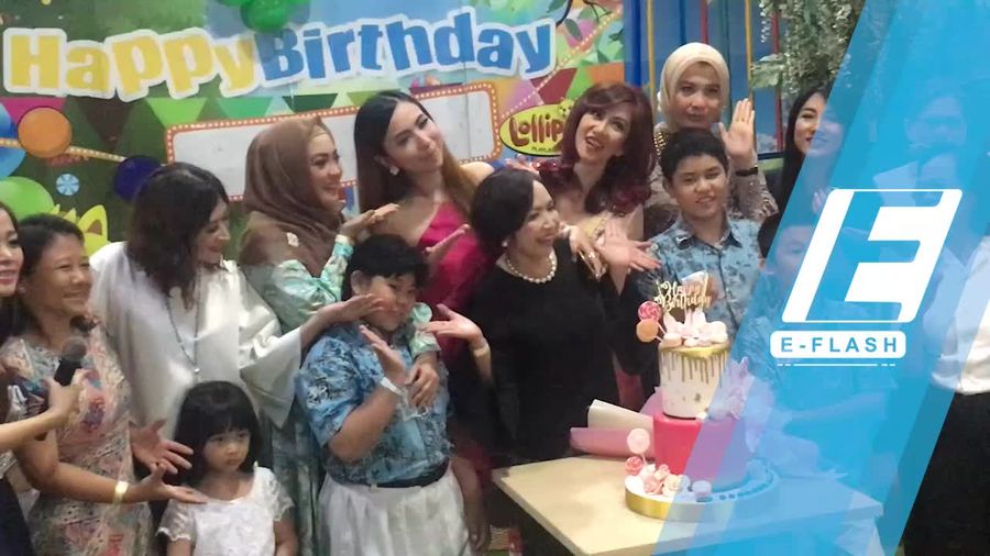 Sonia Wibisono Rayakan Ulang Tahun bersama Murid SLB